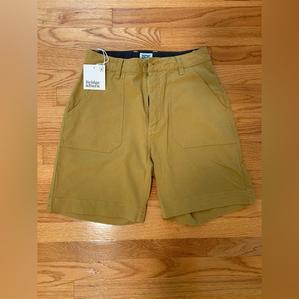 Bridge & Burn Utility Field Shorts / Cotton Twill Fatigue Shorts. Size 30